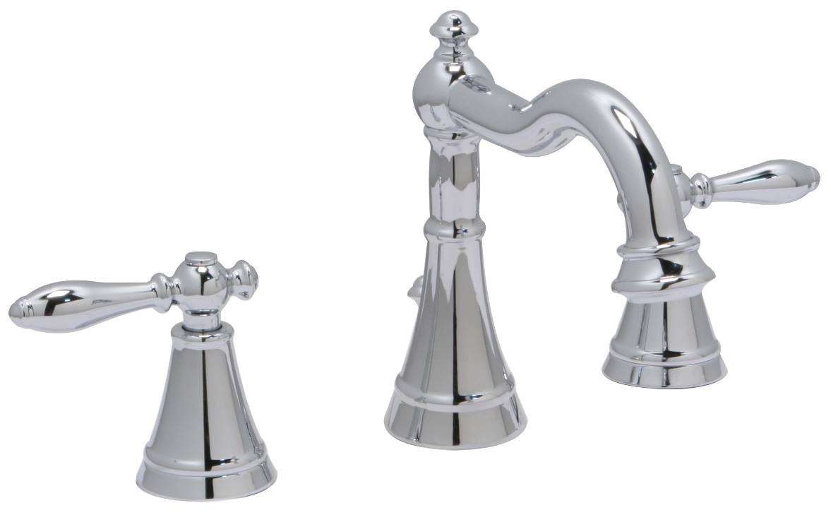 Huntington Brass Bathroom Faucets - Decor Series - Sherington - 8" Widespread W4561201-1 - Chrome